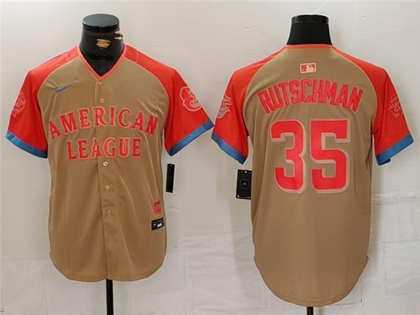 American League #35 Adley Rutschman Cream 2024 MLB All-Star Game Limited Jersey