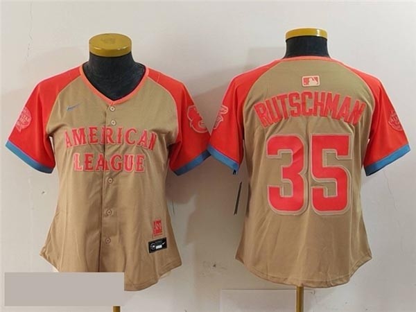 Women's American League #35 Adley Rutschman Cream 2024 MLB All-Star Game Limited Jersey