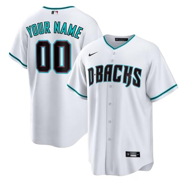 Men's Arizona Diamondbacks ACTIVE PLAYER Custom White Cool Base Stitched Baseball Jersey(Name and number remark in comment column)