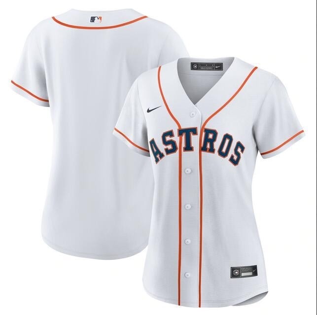 Women's Houston Astros Blank White Cool Base Jersey