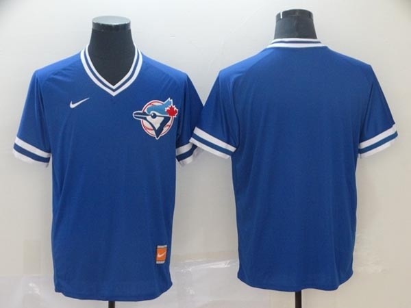 MLB Toronto Blue Jays Blank Blue Nike Throwback Jerseys