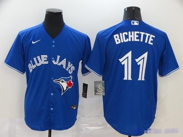 MLB Toronto Blue Jays #11 Bo Bichette Royal Blue 2020 Nike Cool Base Jersey