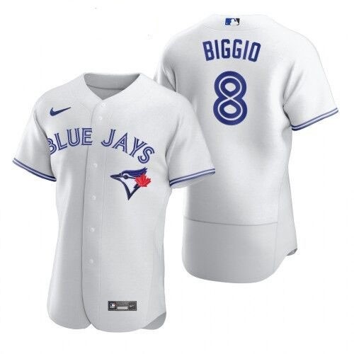 MLB Toronto Blue Jays #8 Cavan Biggio White 2020 Nike FlexBase Jersey