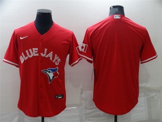 Toronto Blue Jays Blank Red Cool Base Team Jersey