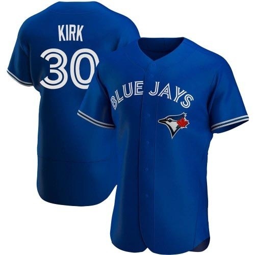 Men's Toronto Blue Jays #30 Alejandro Kirk Blue Stitched MLB Cool Base Nike Jersey