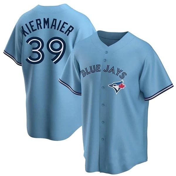 Men's Toronto Blue Jays #39 Kevin Kiermaier Light Blue Cool Base Stitched Jersey