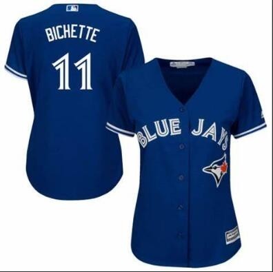 Women's Toronto Blue Jays #11 Bo Bichette Blue Cool Base Jersey