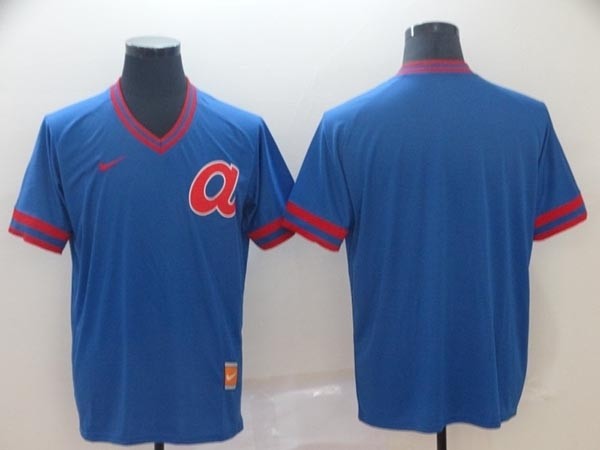 MLB Atlanta Braves Royal Nike Throwback Jersey