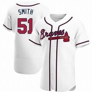 Men's Atlanta Braves #51 Will Smith Nike White Home 2020 Authentic Player MLB Jersey