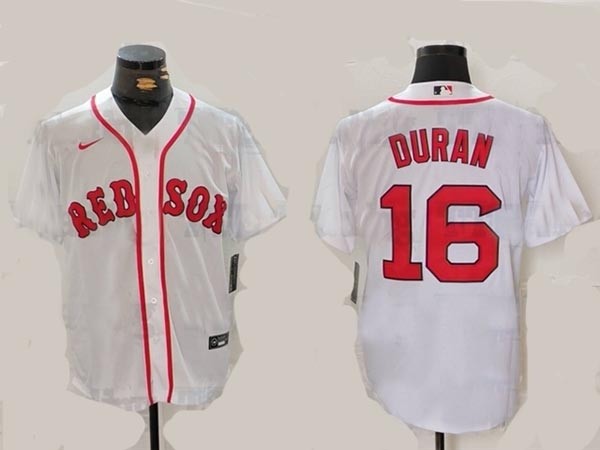 Men's Boston Red Sox #16 Jarren Duran White Limited Jersey