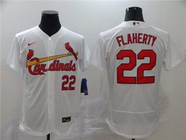 MLB St.Louis Cardinals #22 Jack Flaherty White 2020 Nike Flexbase Jersey