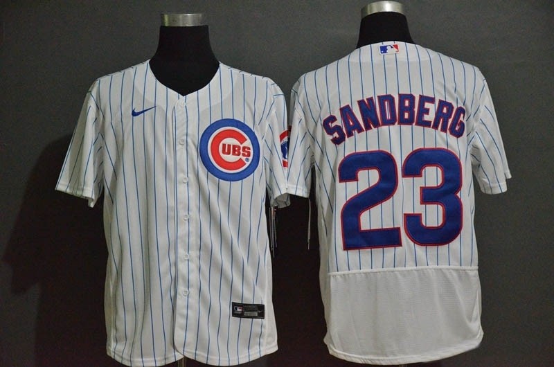 MLB Chicago Cubs #23 Ryne Sandberg White 2020 Nike Flexbase Jersey