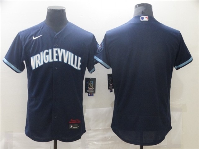 Chicago Cubs Navy 2021 City Connect Flex Base Team Jersey