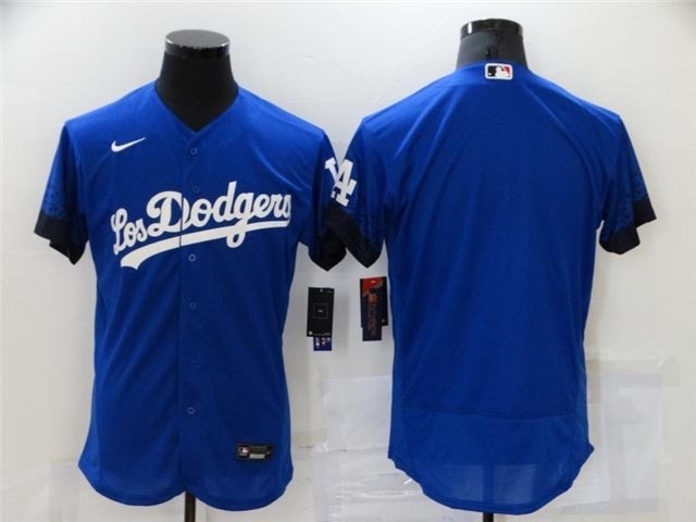 Los Angeles Dodgers Royal Blue 2021 City Connect Flex Base Team Jersey