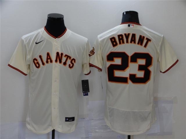 San Francisco Giants #23 Kris Bryant Cream Flex Base Jersey