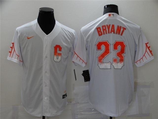 San Francisco Giants #23 Kris Bryant White 2021 City Connect Cool Base Jersey