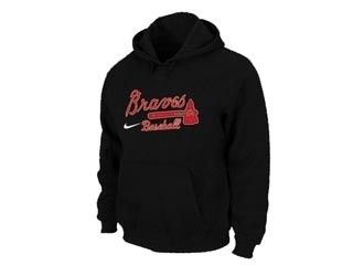 MLB Atlanta Braves Black Hoodies