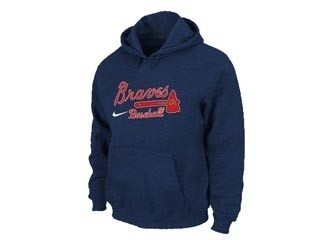 MLB Atlanta Braves navy blue Hoodies