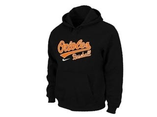 MLB Baltimore Orioles Black Hoodies