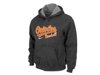 MLB Baltimore Orioles Dark Gray Hoodies