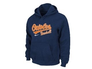 MLB Baltimore Orioles navy blue Hoodies