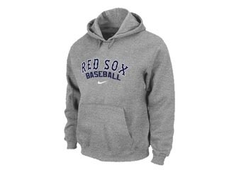 MLB Boston Red Sox Gray Hoodies