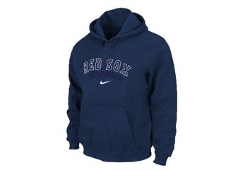 MLB Boston Red Sox navy blue Hoodies