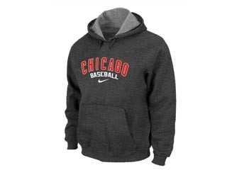 MLB Chicago Cubs Dark Gray Hoodies