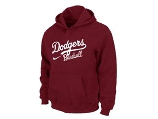 MLB Los Angeles Dodgers Red Hoodies