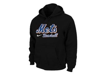 MLB New York Mets Black Hoodies