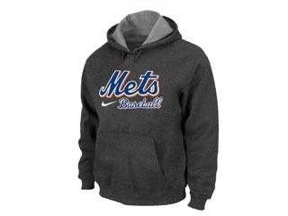 MLB New York Mets Dark Gray Hoodies