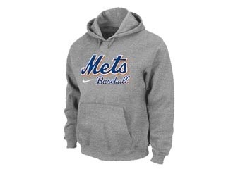 MLB New York Mets Gray Hoodies