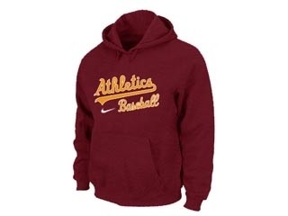 MLB Oakland Athletics Red Hoodies