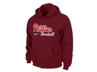 MLB Philadelphia Phillies Red Hoodies