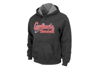 MLB St. Louis Cardinals Dark Gray Hoodies