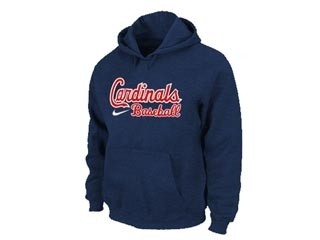 MLB St. Louis Cardinals navy blue Hoodies