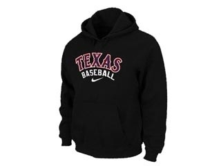 MLB Texas Rangers Black Hoodies