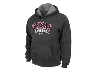 MLB Texas Rangers Dark Gray Hoodies