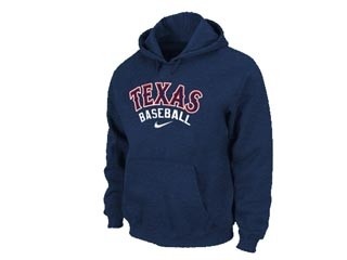 MLB Texas Rangers navy blue Hoodies