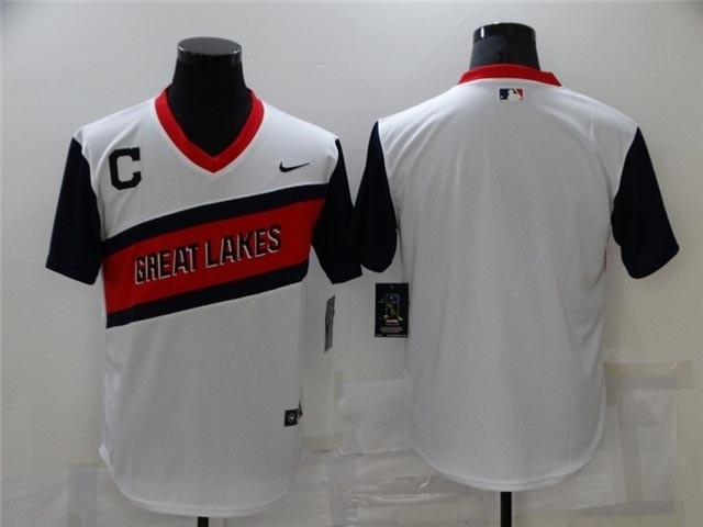 Cleveland Guardians Blank White 2021 Little League Classic Cool Base Team Jersey