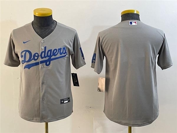 Youth Los Angeles Dodgers Alternate Gray Team Jersey