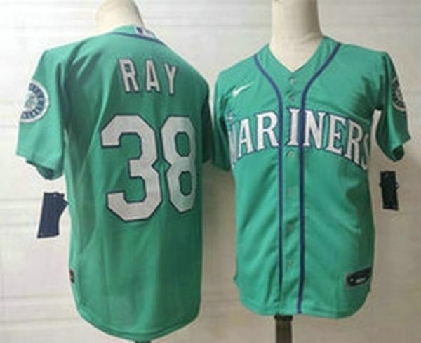 Men's Seattle Mariners #38 Robbie Ray Green Stitched MLB Cool Base Nike Jersey