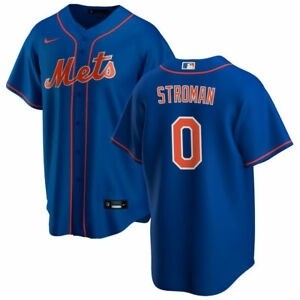 Men's New York Mets #0 Marcus Stroman Nike Royal Alternate 2020 Coolbase Jersey