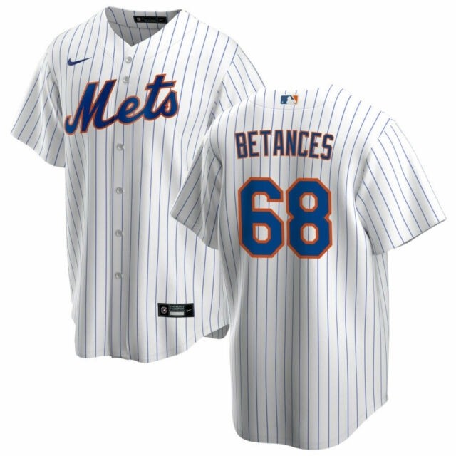 Men's New York Mets #68 Dellin Betances Nike White Home 2020 Coolbase Jersey