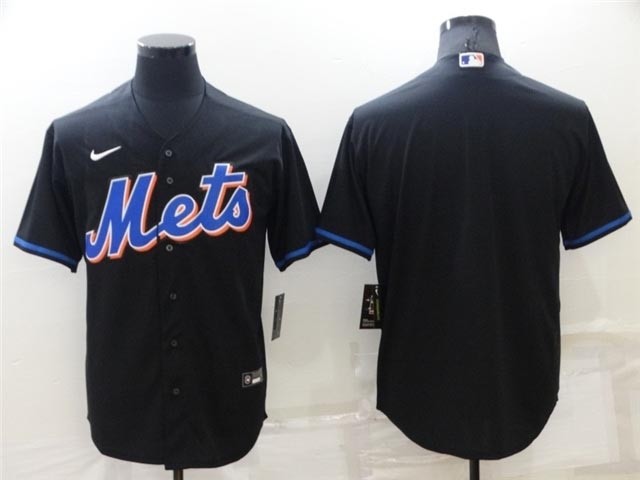 New York Mets Black Cool Base Team Jersey