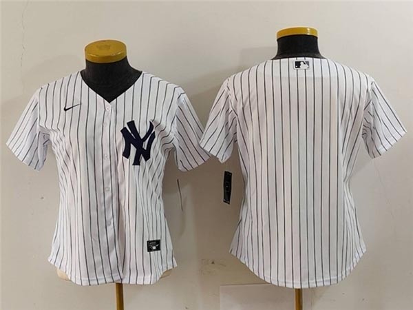 Women's New York Yankees Blank White Team Jersey