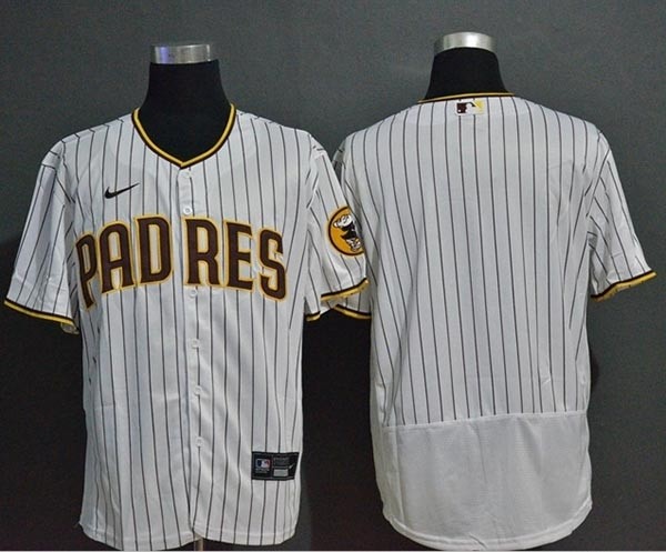 MLB San Diego Padres Blank White 2020 Nike Flexbase Jerseys