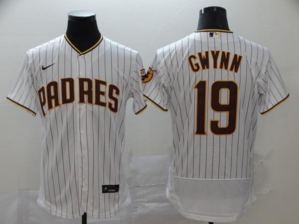 MLB San Diego Padres #19 Tony Gwynn White 2020 Nike Flexbase Jerseys