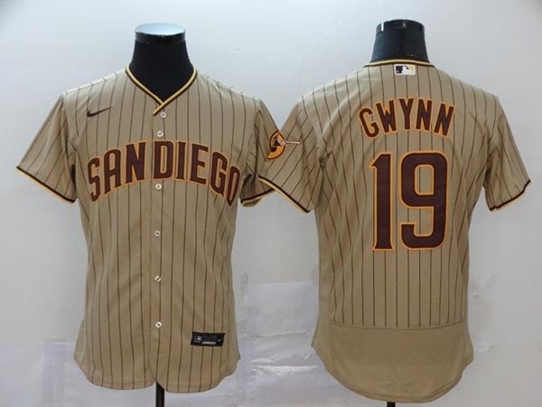 MLB San Diego Padres #19 Tony Gwynn Gray 2020 Nike Flexbase Jersey