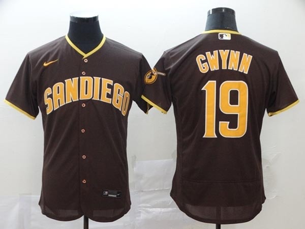 MLB San Diego Padres #19 Tony Gwynn Brown 2020 Nike Flexbase Jersey